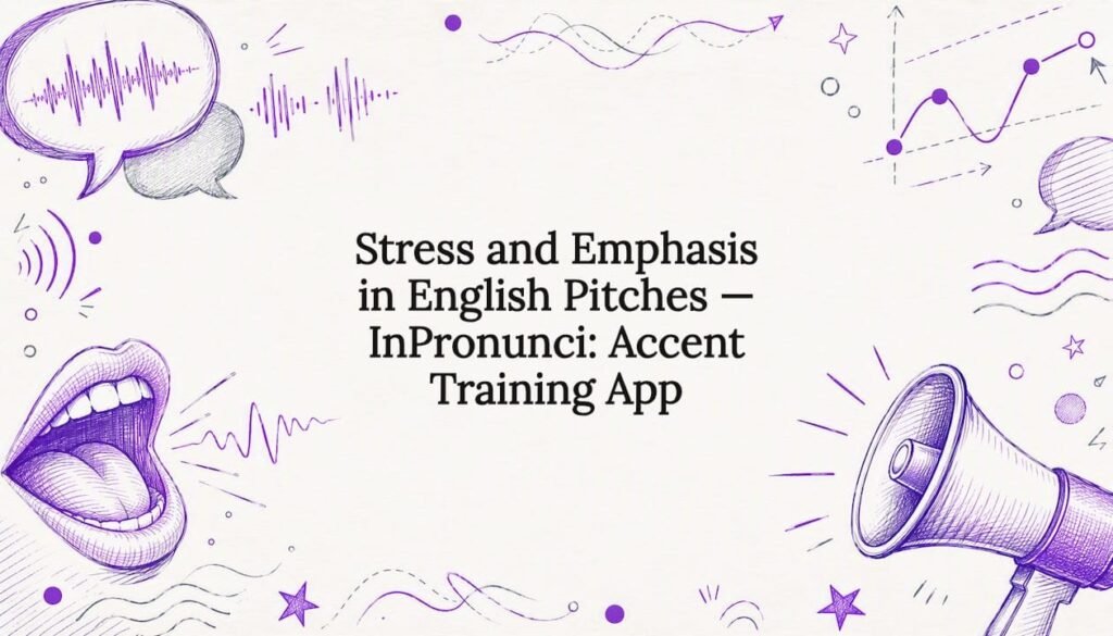 Decorative artistic title card for accent training article