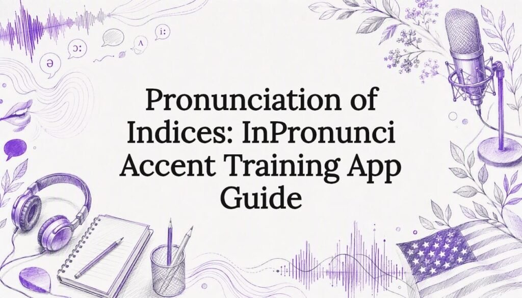 Decorative title card illustration for accent training article