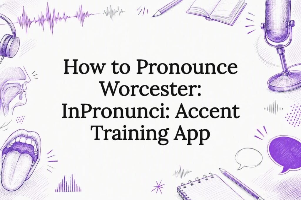 Decorative accent training title card illustration