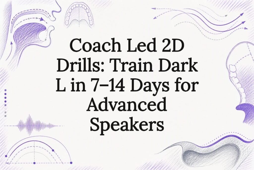 Dark L pronunciation training title card