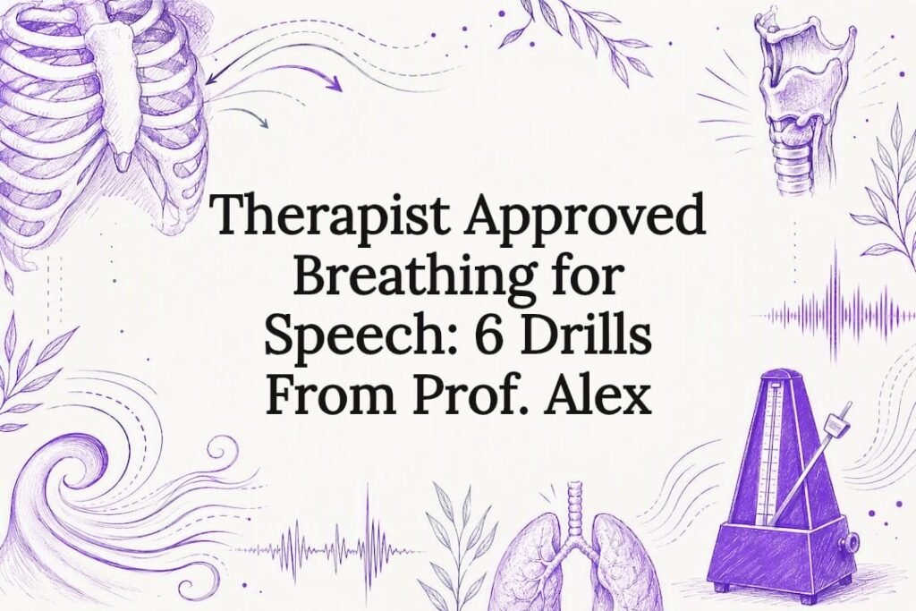Breathing and speech training title card