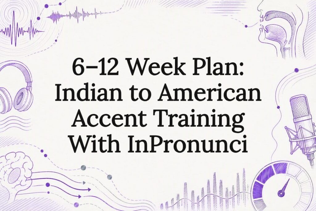 Accent training title card illustration