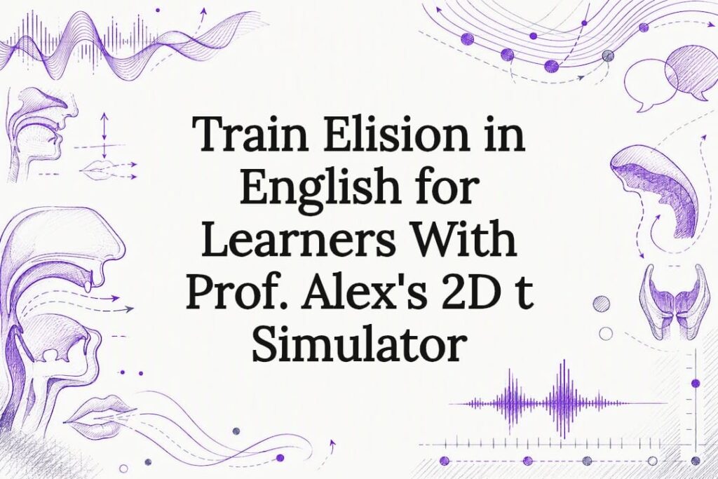 Decorative connected speech title card