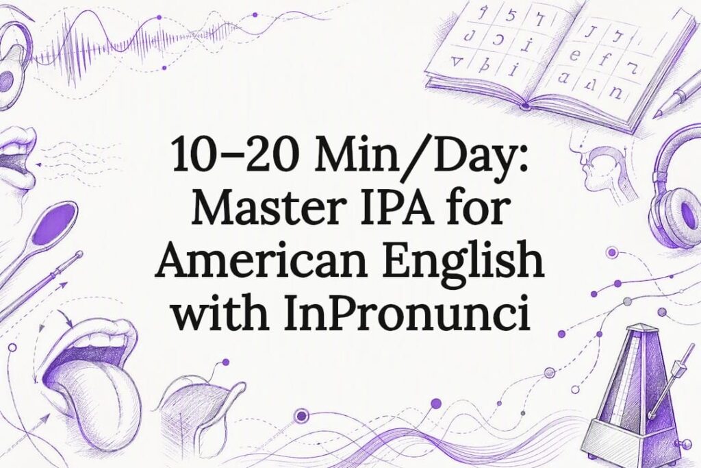 IPA pronunciation title card illustration