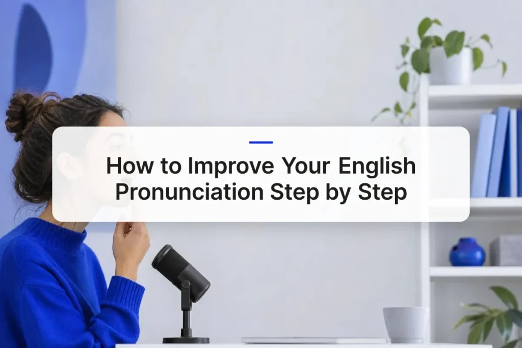 How to Improve Your English Pronunciation Step by Step