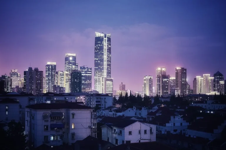 Shanghai, city, night - 面向中国中高级英语学习者的美式口音训练