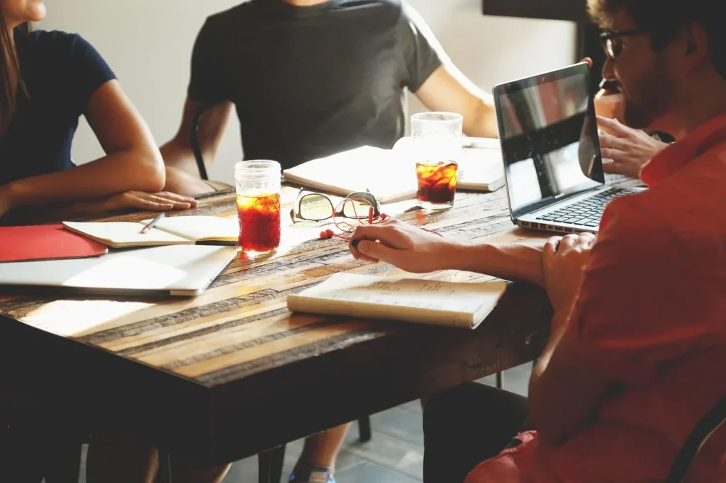 Meeting, brainstorming, business - Common Accent Barriers and Promotion Readiness
