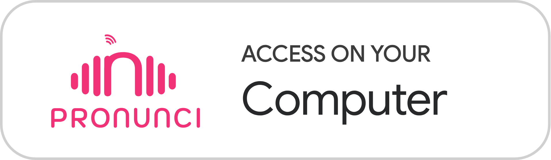Access InPronunci on your computer
