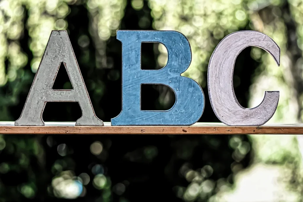 Abc, school, child - Phoneme Awareness in Accent Training
