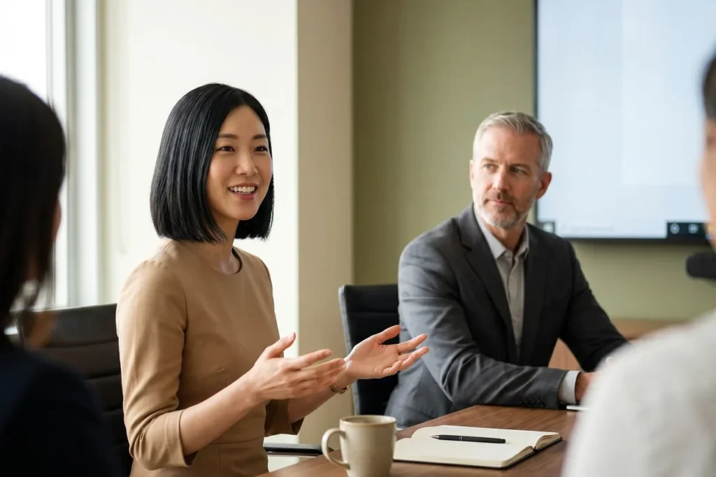 Business, meeting, discussion - Pitch Clarity Checklist for Non-Native Speakers