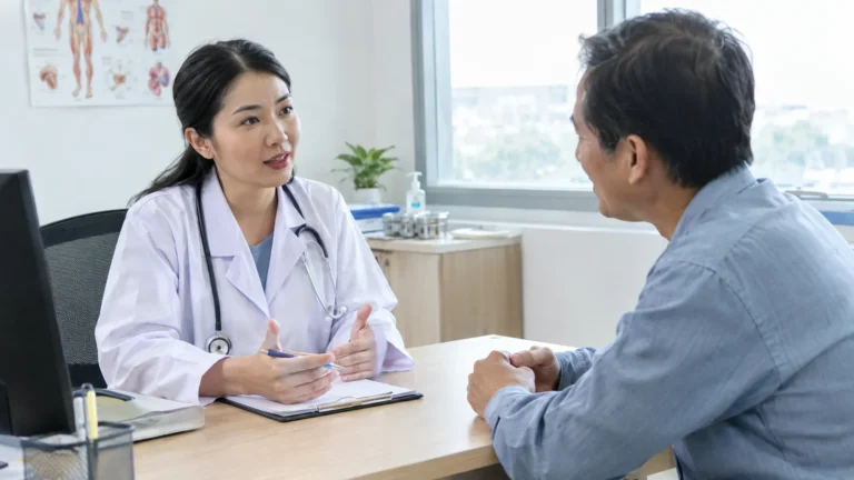 Doctor explaining a diagnosis to a patient - Pronunciation Practice for Patient Consultations