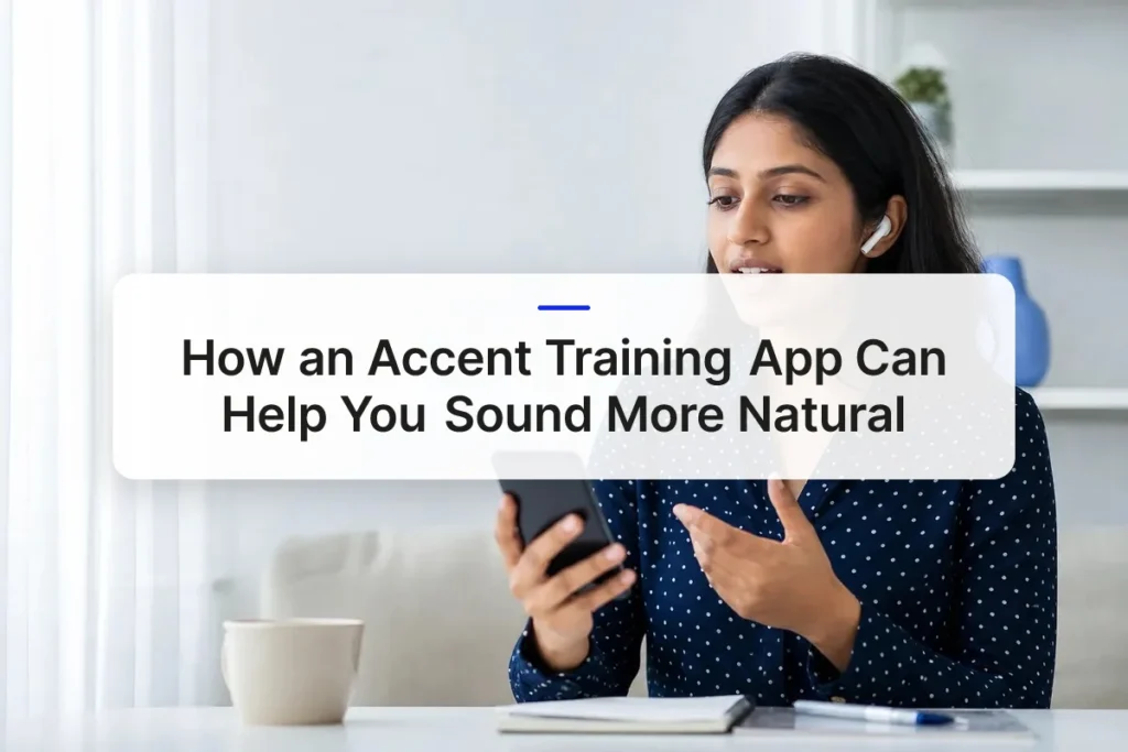 How an Accent Training App Can Help You Sound More Natural