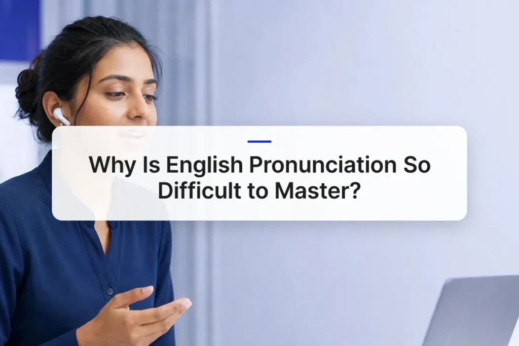 Why Is English Pronunciation So Difficult to Master?