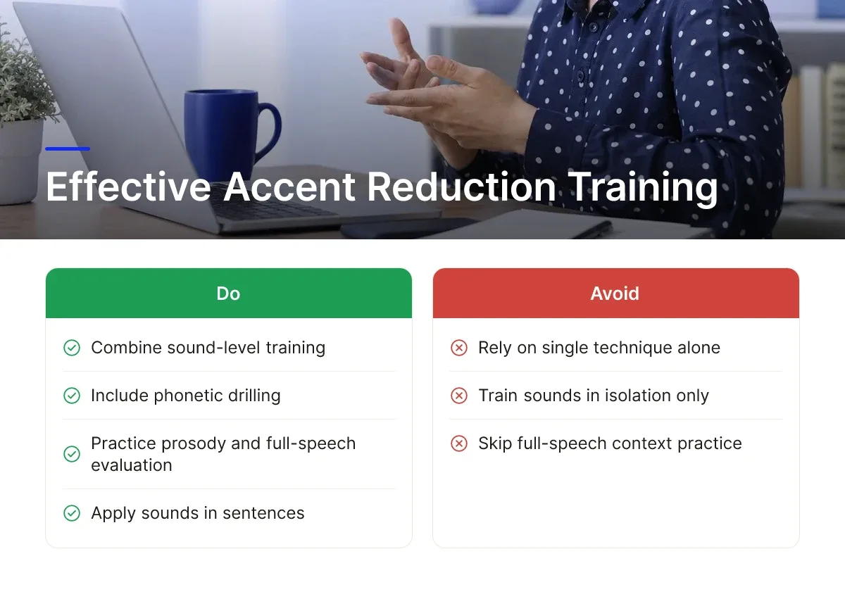 Effective Accent Reduction Training